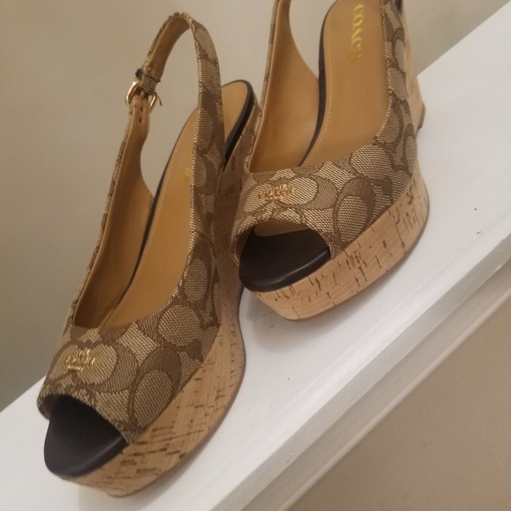 Coach wedges